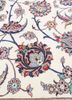 aalam blue wool and silk hand knotted Rug - CloseUp aalam blue wool and silk hand knotted Rug - CloseUp