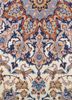 aalam blue wool and silk hand knotted Rug - CloseUp aalam blue wool and silk hand knotted Rug - CloseUp