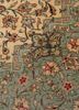 gulmarg green silk hand knotted Rug - CloseUp gulmarg green silk hand knotted Rug - CloseUp