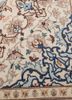 aalam red and orange wool and silk hand knotted Rug - CloseUp aalam red and orange wool and silk hand knotted Rug - CloseUp