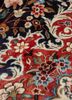 gulmarg red and orange silk hand knotted Rug - CloseUp