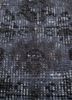 lacuna grey and black wool hand knotted Rug - CloseUp lacuna grey and black wool hand knotted Rug - CloseUp