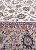 aalam red and orange wool hand knotted Rug - CloseUp