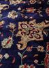 gulmarg red and orange silk hand knotted Rug - CloseUp