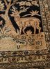 gulmarg blue silk hand knotted Rug - CloseUp