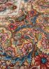 gulmarg blue wool and silk hand knotted Rug - CloseUp
