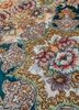 gulmarg green wool and silk hand knotted Rug - CloseUp gulmarg green wool and silk hand knotted Rug - CloseUp