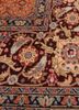 aalam red and orange wool hand knotted Rug - CloseUp aalam red and orange wool hand knotted Rug - CloseUp