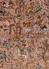 gulmarg red and orange silk hand knotted Rug - CloseUp