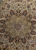 gulmarg green silk hand knotted Rug - CloseUp gulmarg green silk hand knotted Rug - CloseUp