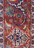 aalam red and orange wool hand knotted Rug - CloseUp aalam red and orange wool hand knotted Rug - CloseUp