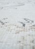 vintage ivory wool hand knotted Rug - CloseUp vintage ivory wool hand knotted Rug - CloseUp