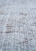 vintage grey and black wool hand knotted Rug - CloseUp vintage grey and black wool hand knotted Rug - CloseUp