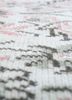 vintage ivory wool hand knotted Rug - CloseUp vintage ivory wool hand knotted Rug - CloseUp