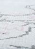 vintage ivory wool hand knotted Rug - CloseUp vintage ivory wool hand knotted Rug - CloseUp