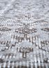 vintage grey and black wool hand knotted Rug - CloseUp vintage grey and black wool hand knotted Rug - CloseUp