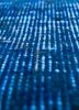 lacuna blue wool hand knotted Rug - CloseUp lacuna blue wool hand knotted Rug - CloseUp