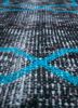 lacuna grey and black wool hand knotted Rug - CloseUp lacuna grey and black wool hand knotted Rug - CloseUp
