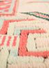 nuray red and orange wool hand knotted Rug - CloseUp