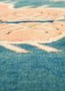 nuray blue wool hand knotted Rug - CloseUp nuray blue wool hand knotted Rug - CloseUp