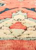 nuray red and orange wool hand knotted Rug - CloseUp nuray red and orange wool hand knotted Rug - CloseUp