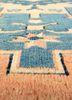 nuray red and orange wool hand knotted Rug - CloseUp nuray red and orange wool hand knotted Rug - CloseUp