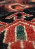kiaan blue wool hand knotted Rug - CloseUp kiaan blue wool hand knotted Rug - CloseUp