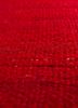 nayaab red and orange wool flat weaves Rug - CloseUp
