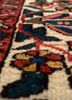 aalam pink and purple wool hand knotted Rug - CloseUp
