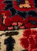 aalam red and orange wool hand knotted Rug - CloseUp aalam red and orange wool hand knotted Rug - CloseUp