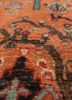 aalam red and orange wool hand knotted Rug - CloseUp aalam red and orange wool hand knotted Rug - CloseUp