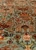 gulmarg blue silk hand knotted Rug - CloseUp gulmarg blue silk hand knotted Rug - CloseUp