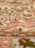 gulmarg ivory silk hand knotted Rug - CloseUp