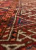 kiaan red and orange wool hand knotted Rug - CloseUp kiaan red and orange wool hand knotted Rug - CloseUp