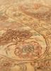gulmarg red and orange silk hand knotted Rug - CloseUp