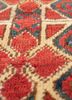 kiaan red and orange wool hand knotted Rug - CloseUp