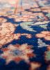 aalam blue wool hand knotted Rug - CloseUp aalam blue wool hand knotted Rug - CloseUp