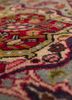 aalam red and orange wool hand knotted Rug - CloseUp aalam red and orange wool hand knotted Rug - CloseUp