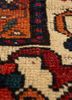 kiaan red and orange wool hand knotted Rug - CloseUp kiaan red and orange wool hand knotted Rug - CloseUp