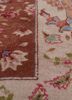 aalam red and orange wool hand knotted Rug - CloseUp aalam red and orange wool hand knotted Rug - CloseUp