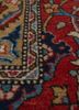 aalam ivory wool hand knotted Rug - CloseUp