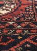 kiaan red and orange wool hand knotted Rug - CloseUp kiaan red and orange wool hand knotted Rug - CloseUp