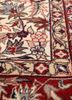 aalam ivory wool hand knotted Rug - CloseUp