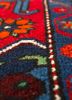 aalam red and orange wool flat weaves Rug - CloseUp