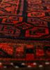 kiaan red and orange wool hand knotted Rug - CloseUp kiaan red and orange wool hand knotted Rug - CloseUp