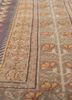 aalam red and orange wool hand knotted Rug - CloseUp