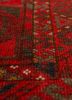 aalam red and orange wool flat weaves Rug - CloseUp aalam red and orange wool flat weaves Rug - CloseUp