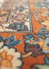 aalam ivory wool hand knotted Rug - CloseUp