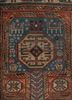 kiaan blue wool hand knotted Rug - CloseUp