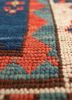 kiaan blue wool hand knotted Rug - CloseUp kiaan blue wool hand knotted Rug - CloseUp
